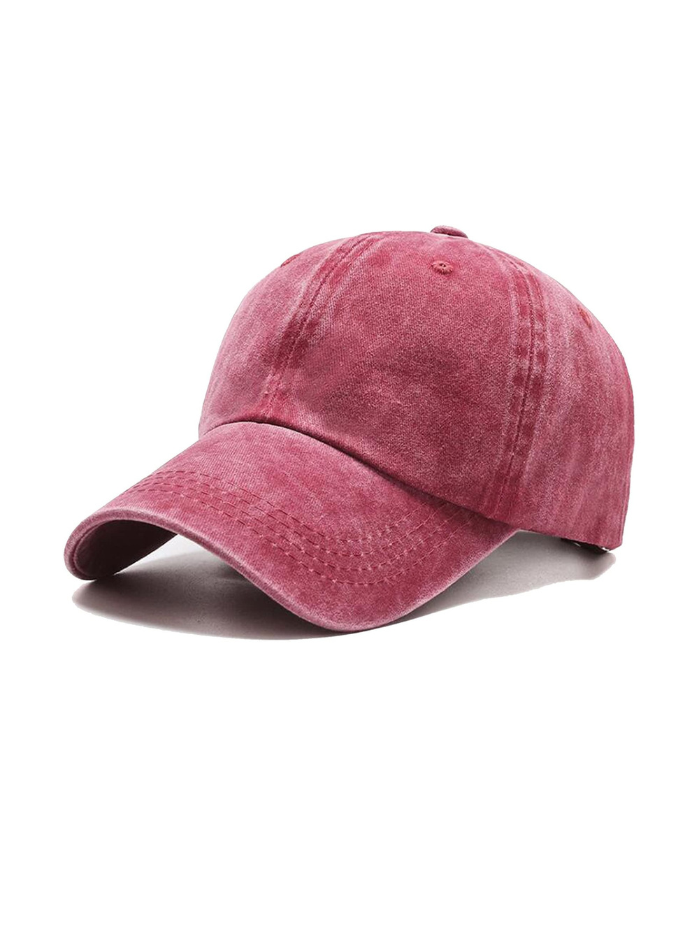 Baseball Cap Golf Dad Hat Adjustable Original | Wine Red(Washed) | Size OS